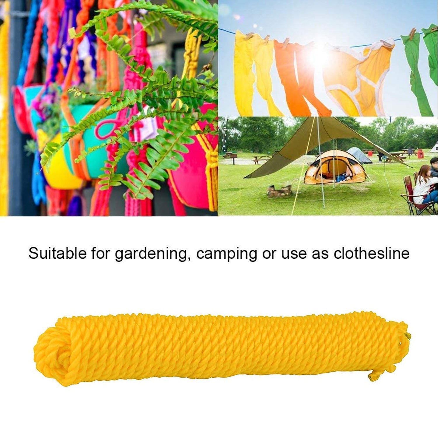 9116 3Meter Heavy Duty Laundry Drying Clothesline Rope Portable Travel Nylon Cord Sturdy Clothes Line for Outdoor, Camping, Indoor, Crafting, Art Projects DeoDap 9116 3Meter Heavy Duty Laundry Drying Clothesline Rope Portable Travel Nylon Cord Sturdy Clothes Line for Outdoor, Camping, Indoor, Crafting, Art Projects DeoDap